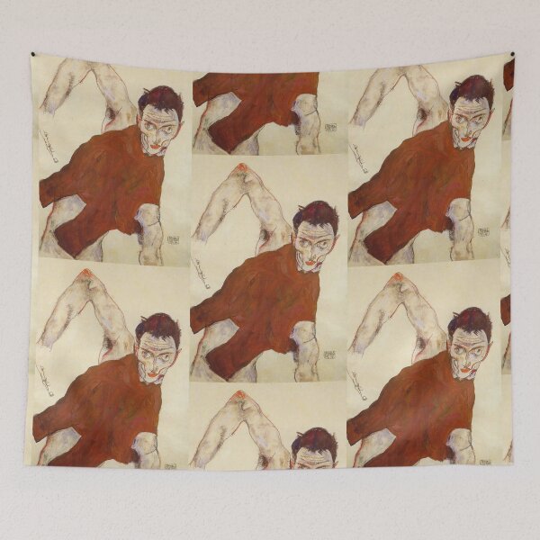 Item preview, original painting by Egon Schiele 1890 - 1918, Egon Schiele Prints designed and sold by space company ®.