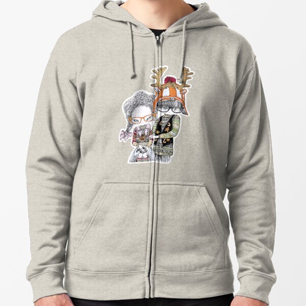 Hansel & Gretel - © Art by Carine-M Zipped Hoodie