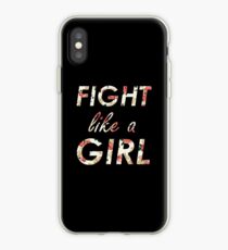 fight like a girl iPhone Case