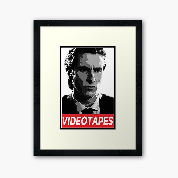 American Psycho - I have to return some videotapes Framed Art Print