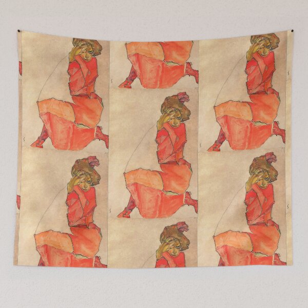 Item preview, original painting by Egon Schiele 1890 - 1918, Egon Schiele Prints designed and sold by space company ®.