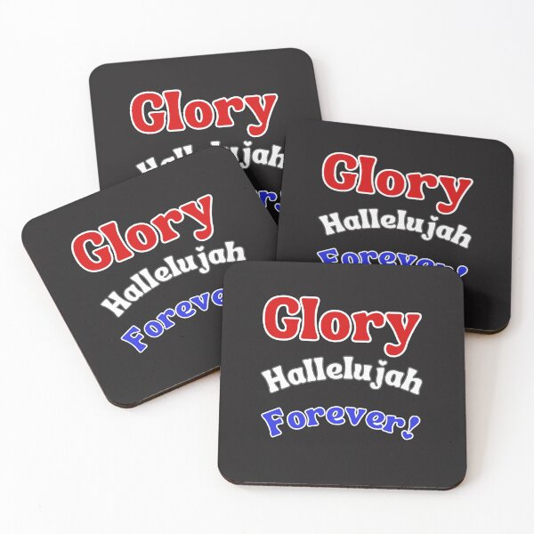 Item preview, Glory Hallelujah Forever! (red, white, blue) designed and sold by Tripp Art Studio.