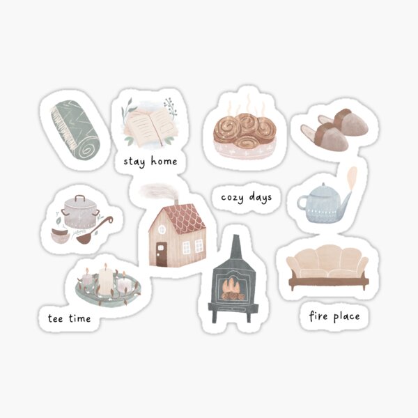 Item preview, Cozy days set designed and sold by creative-duo.