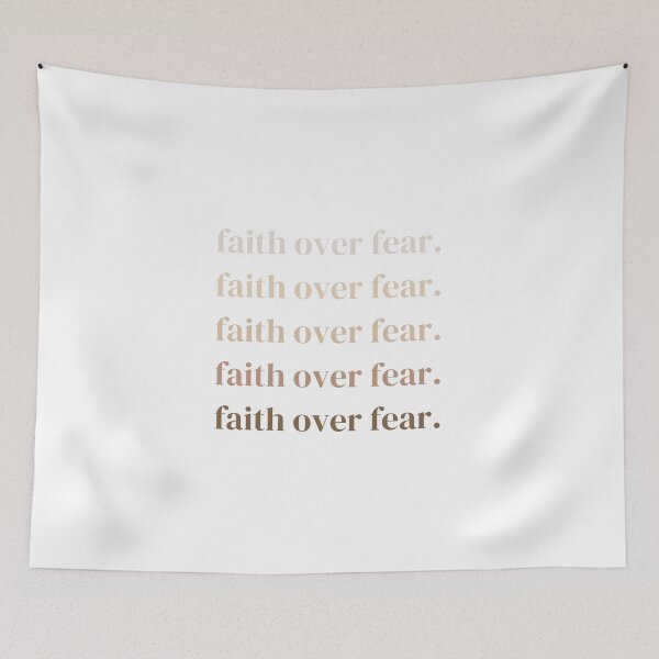 Item preview, Faith over fear. designed and sold by creative-duo.