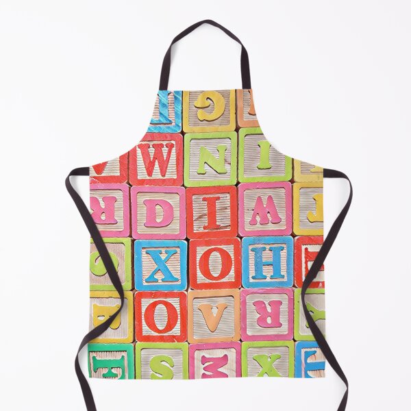 Item preview, Colorful Alphabet Letter Blocks Lined Up designed and sold by TastyTonic.