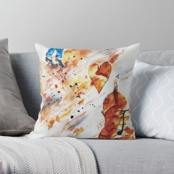 Step Dancing with Melody  Throw Pillow