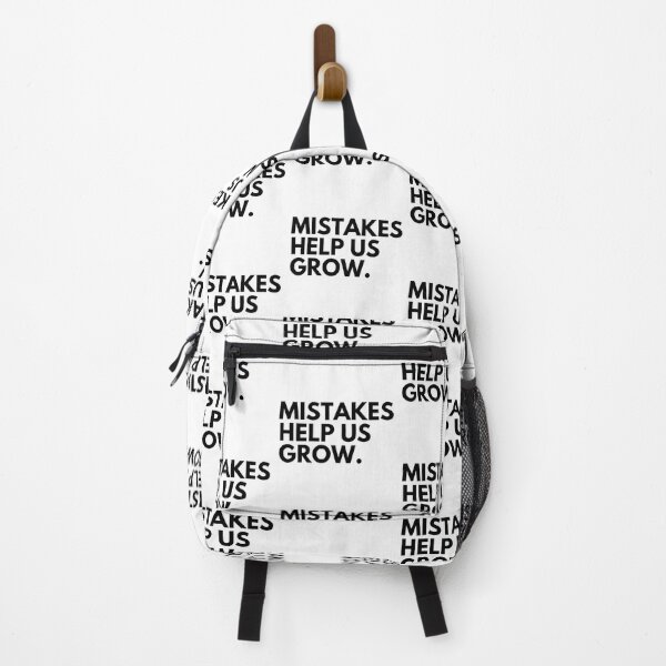 Item preview, Mistakes Help Us Grow. Motivational and Inspirational Saying designed and sold by That Cheeky Tee.
