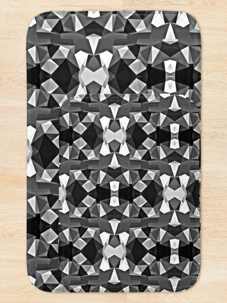 Thumbnail 5 of 6, Bath Mat, Black Diamond designed and sold by Coast Bandit.