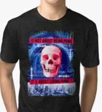 Skull Punk Tri-blend T-Shirt