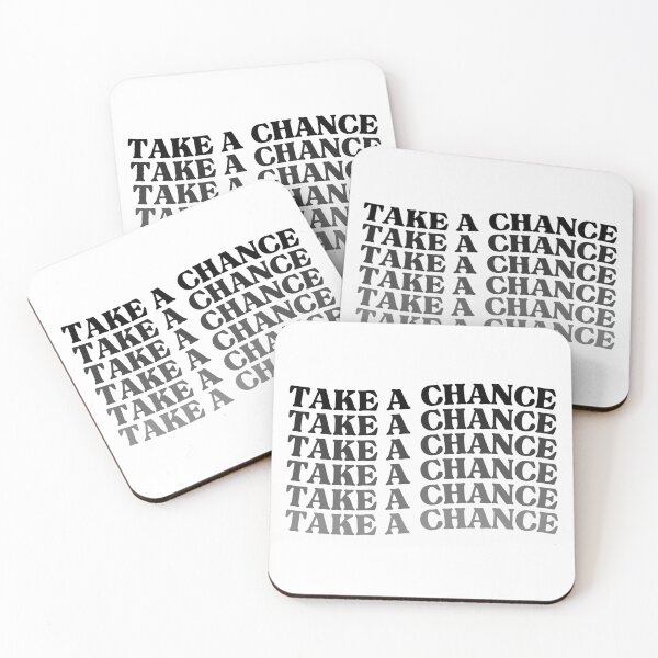 Item preview, Take A Chance. Retro Vintage Motivational and Inspirational Saying designed and sold by That Cheeky Tee.