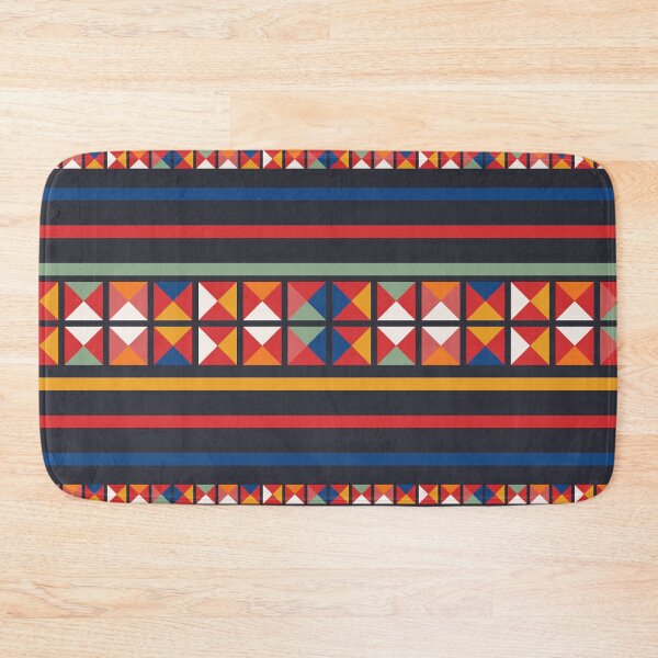 Item preview, Ethnic Akha Embroidered fabric Pattern design for textile designed and sold by dpsstudio.