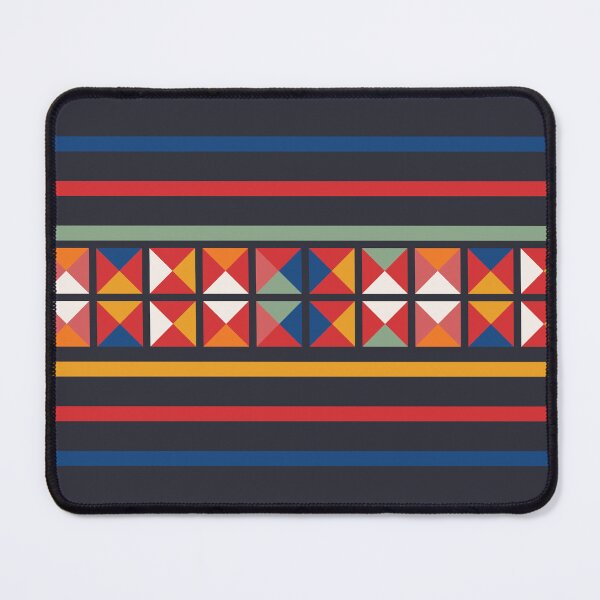 Item preview, Ethnic Akha Embroidered fabric Pattern design for textile designed and sold by dpsstudio.