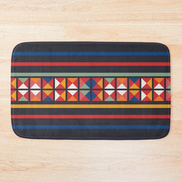 Item preview, Ethnic Akha Embroidered fabric Pattern design for textile designed and sold by dpsstudio.