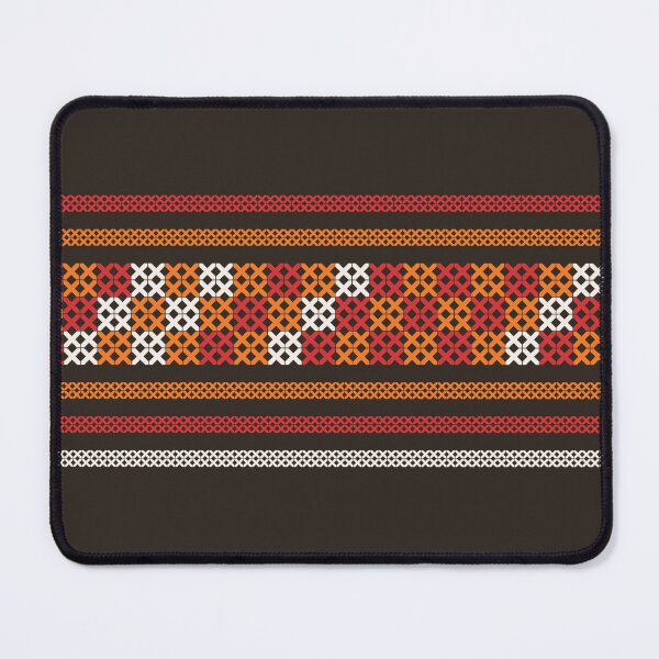 Item preview, Ethnic Akha Embroidered fabric Pattern design for textile designed and sold by dpsstudio.
