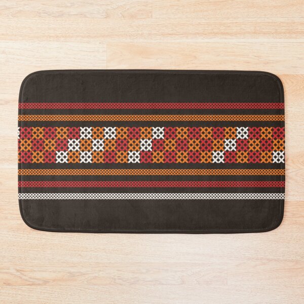 Item preview, Ethnic Akha Embroidered fabric Pattern design for textile designed and sold by dpsstudio.