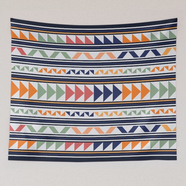 Item preview, Ethnic Akha Embroidered fabric Pattern design for textile designed and sold by dpsstudio.