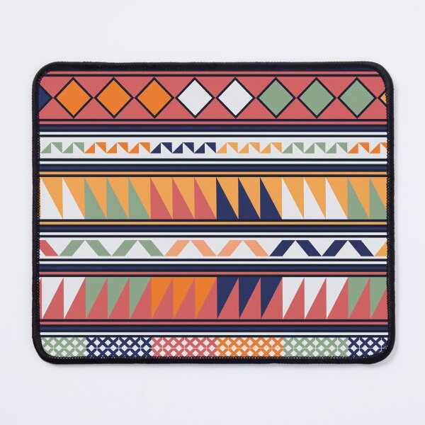 Item preview, Ethnic Akha Embroidered fabric Pattern design for textile designed and sold by dpsstudio.