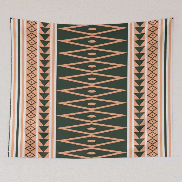 Item preview, Ethnic Akha Embroidered fabric Pattern design for textile designed and sold by dpsstudio.