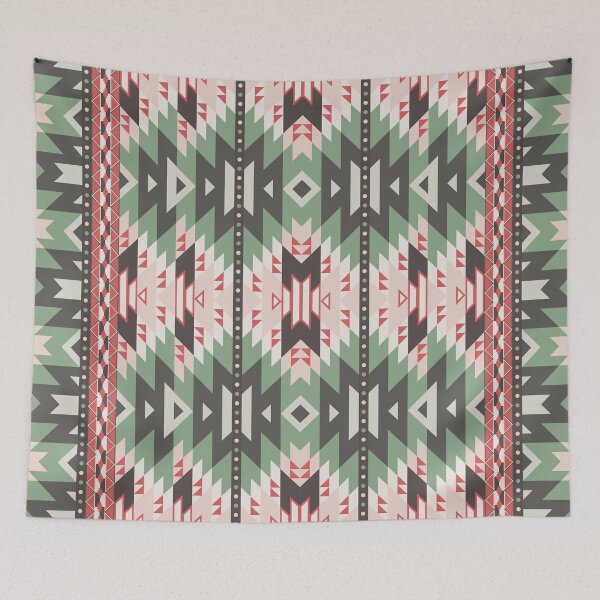Item preview, Style ethnic American Aztec seamless colorful textile. designed and sold by dpsstudio.