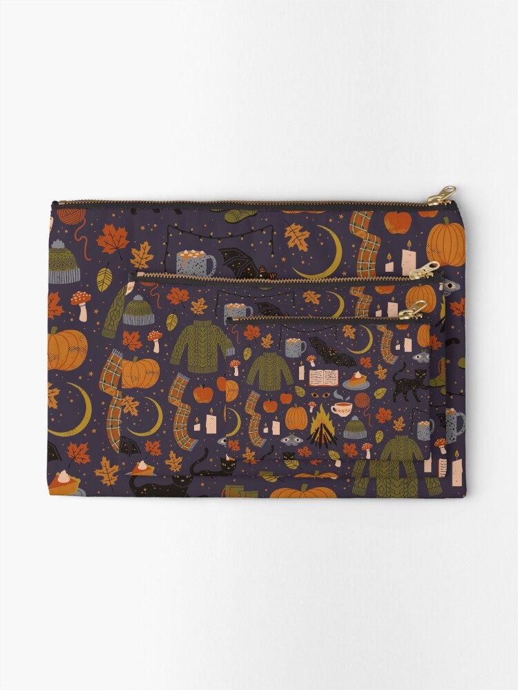 Alternate view of Autumn Nights Zipper Pouch