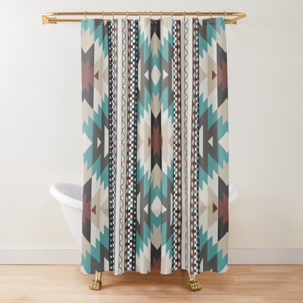 Item preview, ethnic American Aztec seamless colorful textile. designed and sold by dpsstudio.