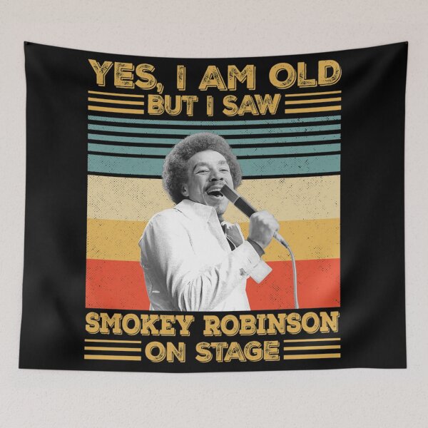 Item preview, Retro Yes I'm Old But I Saw Smokey Art Robinson On Stage designed and sold by detreragilsx.
