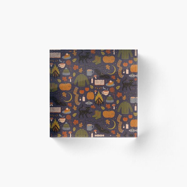 Autumn Nights Acrylic Block