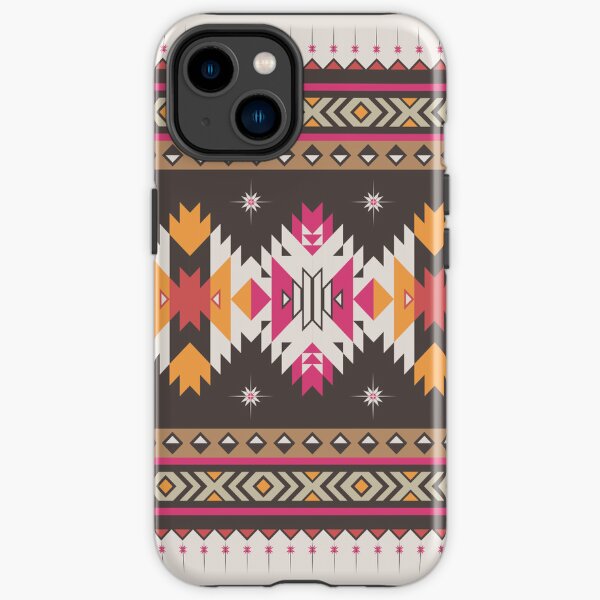 ethnic American Aztec seamless colorful textile. iPhone Tough Case