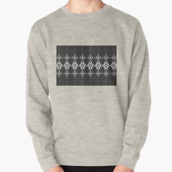 ethnic American Aztec seamless colorful textile. Pullover Sweatshirt