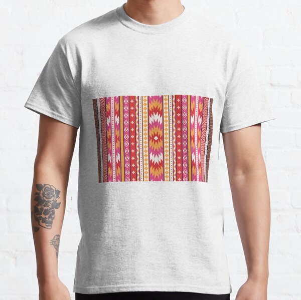 ethnic American Aztec seamless colorful textile. Classic T-Shirt
