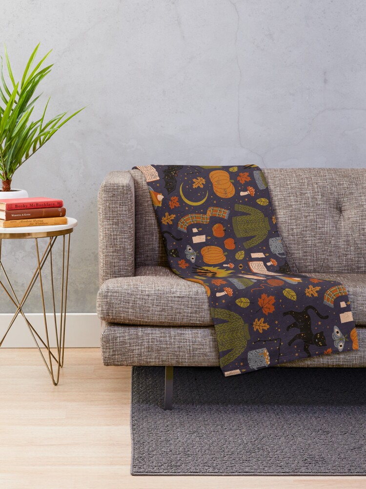 Alternate view of Autumn Nights Throw Blanket