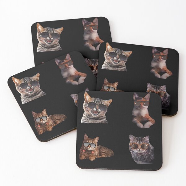 Item preview, Cat Stickers packs designed and sold by CatwithSpecs.