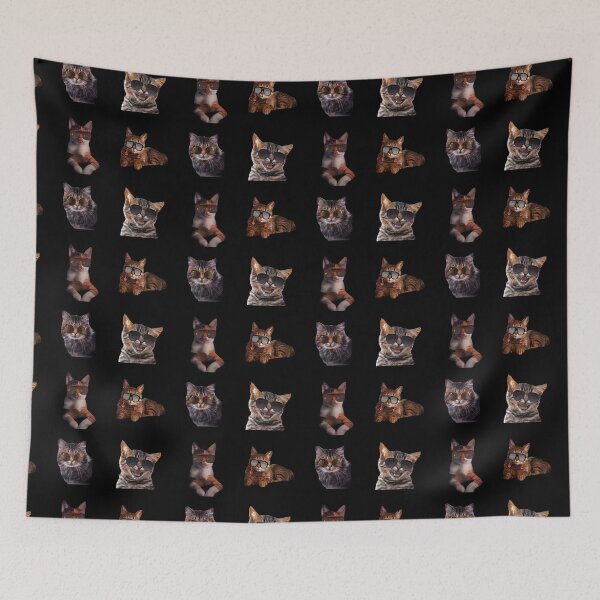 Item preview, Cat Stickers packs designed and sold by CatwithSpecs.