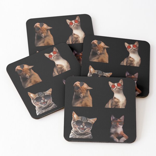 Item preview, Cat Stickers packs designed and sold by CatwithSpecs.