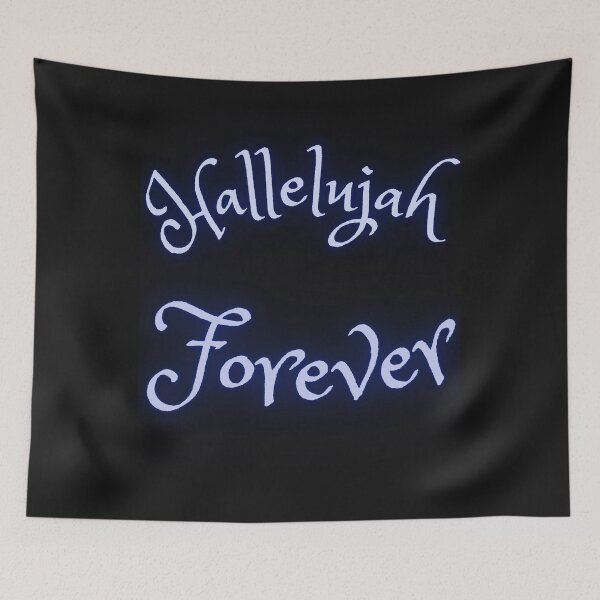 Item preview,   Hallelujah Forever Blue Glow designed and sold by Tripp Art Studio.