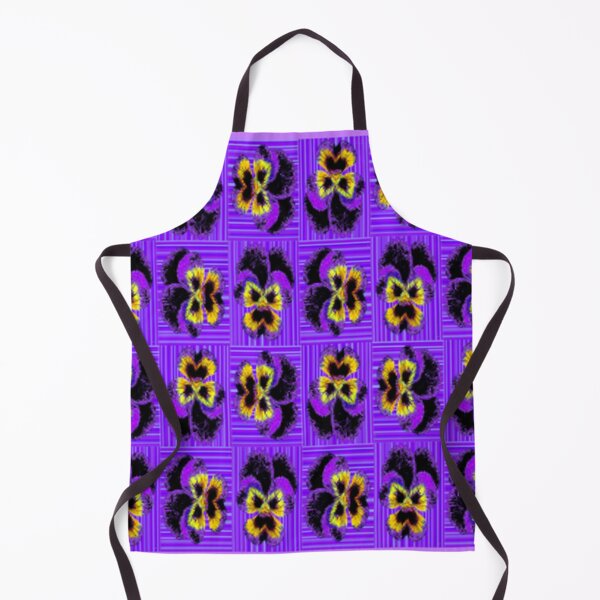 Item preview, ABSTRACT PATTERN PURPLE GARDEN PANSY ART designed and sold by sharlesart.