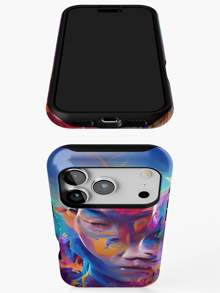 Thumbnail 3 of 4, iPhone Case, Multidimensional Alien designed and sold by Rudih1.