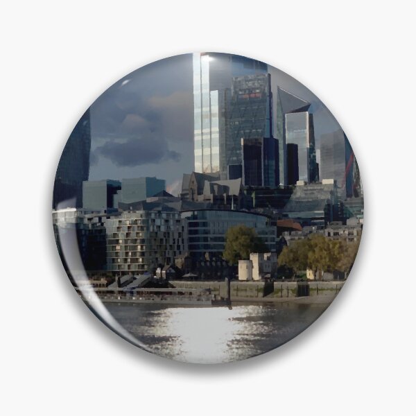 Item preview, Skyscrapers of the City of London from Shad Thames designed and sold by EnMiMochila.