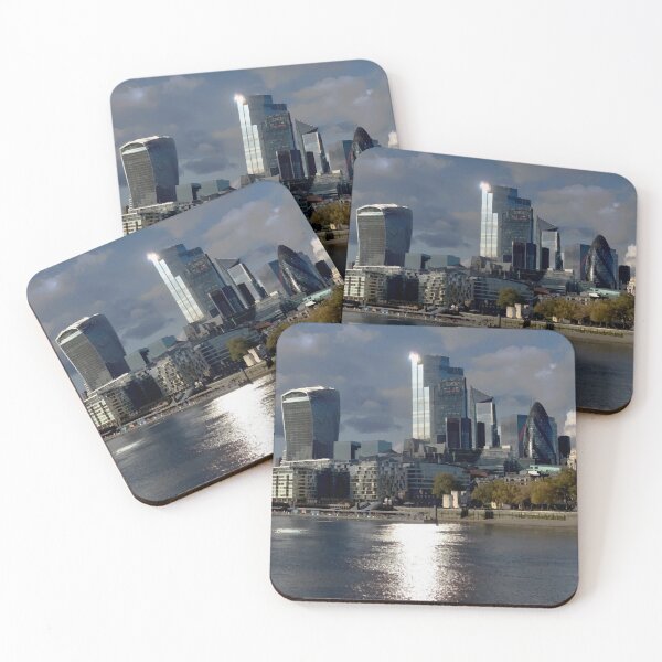 Item preview, Skyscrapers of the City of London from Shad Thames designed and sold by EnMiMochila.