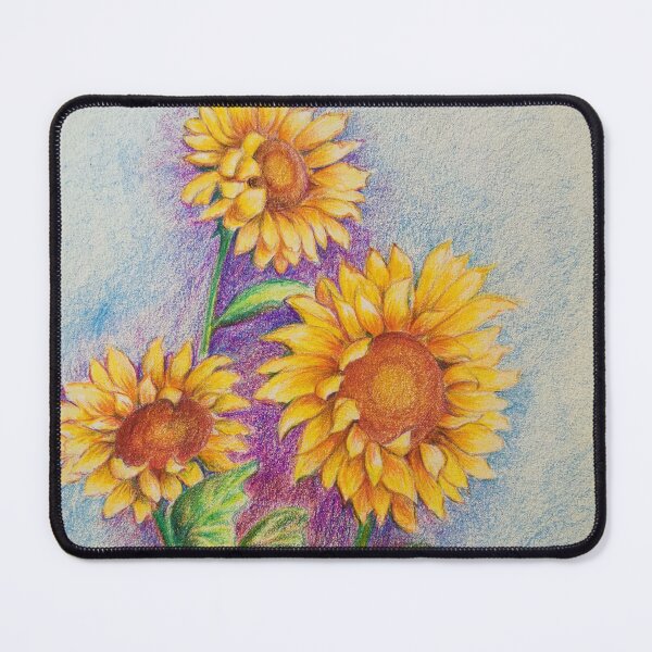 Item preview, Colored Pencil Sunflower fashion by Winnie Tam designed and sold by Winnie Tam.