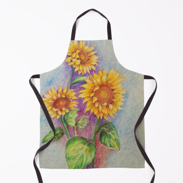 Item preview, Colored Pencil Sunflower fashion by Winnie Tam designed and sold by Winnie Tam.