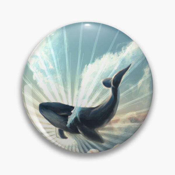 Item preview, Flying whale  designed and sold by PastelSharkArt.