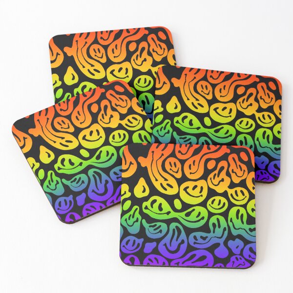 Item preview, Psychedelic rainbow smiles designed and sold by Marissa’s Digital Illustrations.