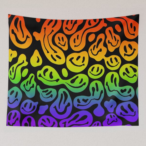 Item preview, Psychedelic rainbow smiles designed and sold by Marissa’s Digital Illustrations.