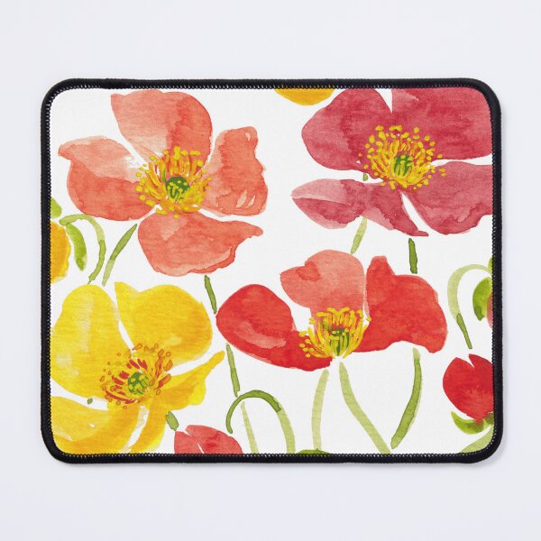 Item preview, Rainbow Poppy Flowers designed and sold by JRoseDesign.