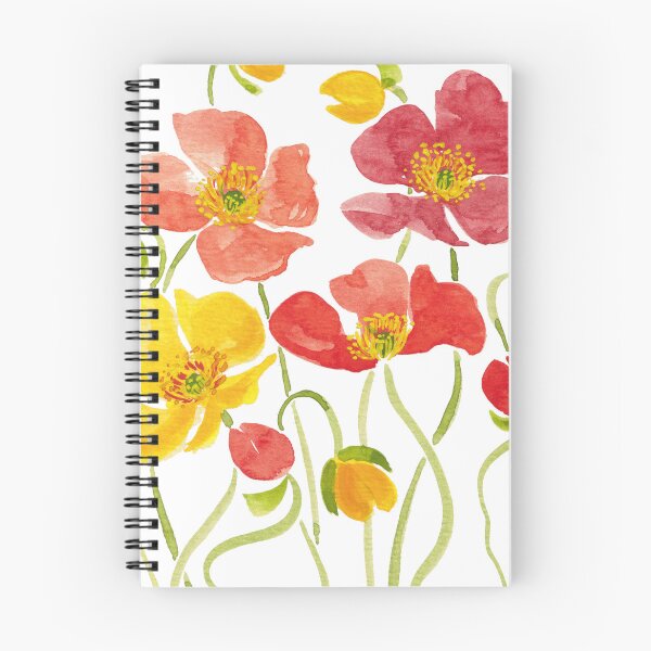 Item preview, Rainbow Poppy Flowers designed and sold by JRoseDesign.