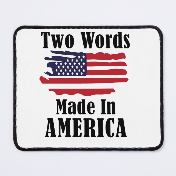 Item preview, two words made in america designed and sold by sminashop.