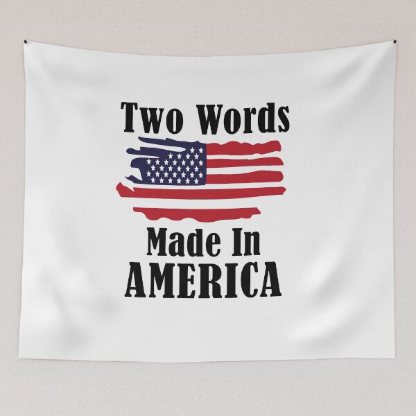 Item preview, two words made in america designed and sold by sminashop.