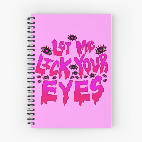 Item preview, Let me lick your eyes in Pink designed and sold by EwwGerms.