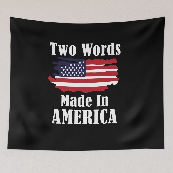 Item preview, two words made in america designed and sold by sminashop.